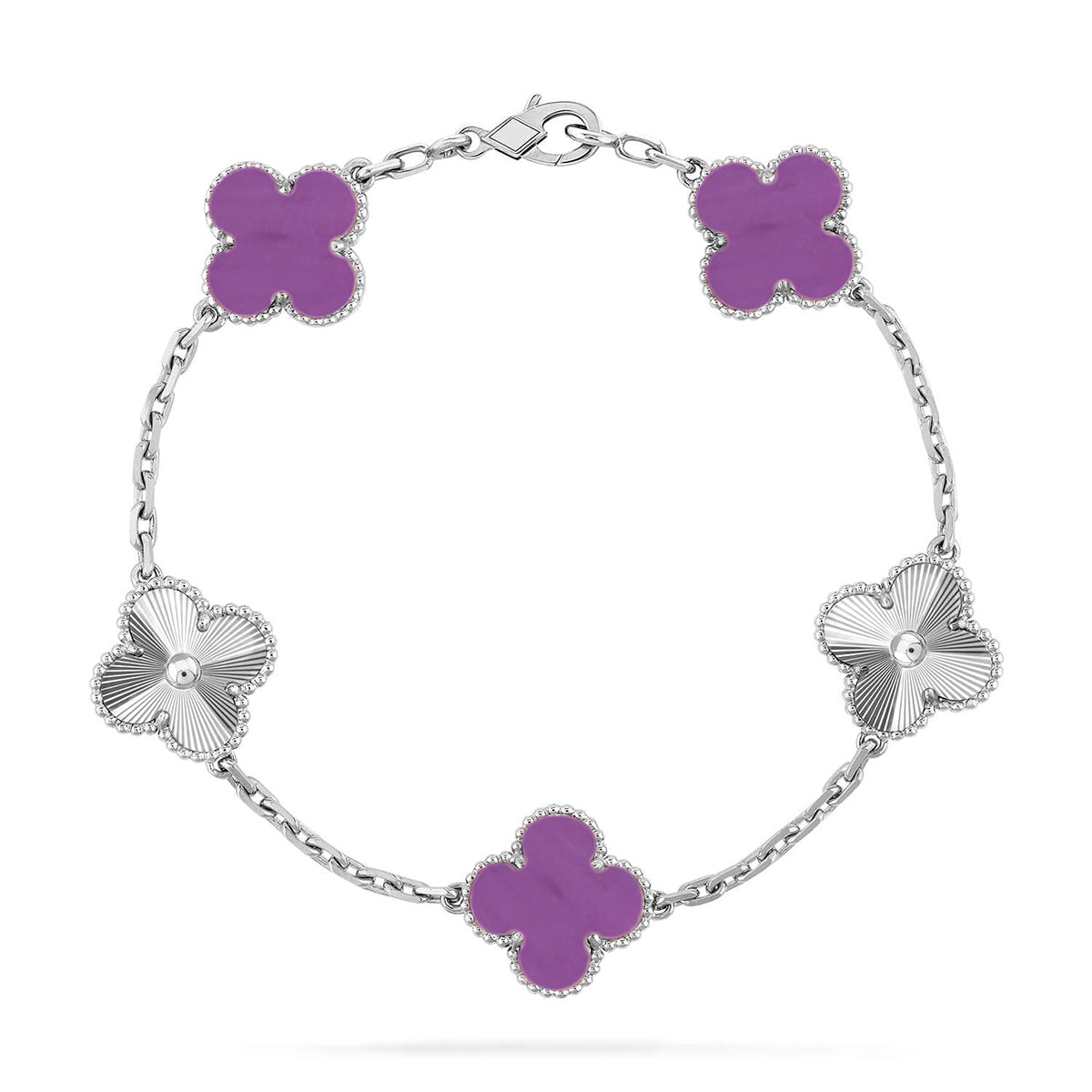 [CiCi] CLOVER 5 MOTIF VIOLET ARMBAND KOLLEKTION