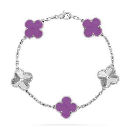 [CiCi] CLOVER 5 MOTIF VIOLET ARMBAND KOLLEKTION