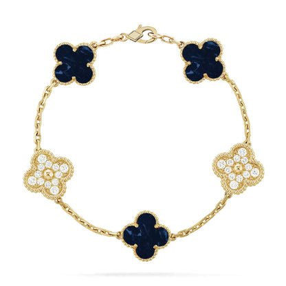 [CiCi]CLOVER 5 MOTIF PIETERSITE BRACELET COLLECTION