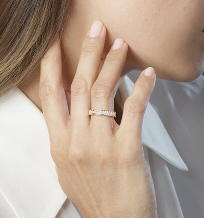 [CiCi]ALLIANCE LIENS VIDENCE PAVED DIAMOND 4MM RING