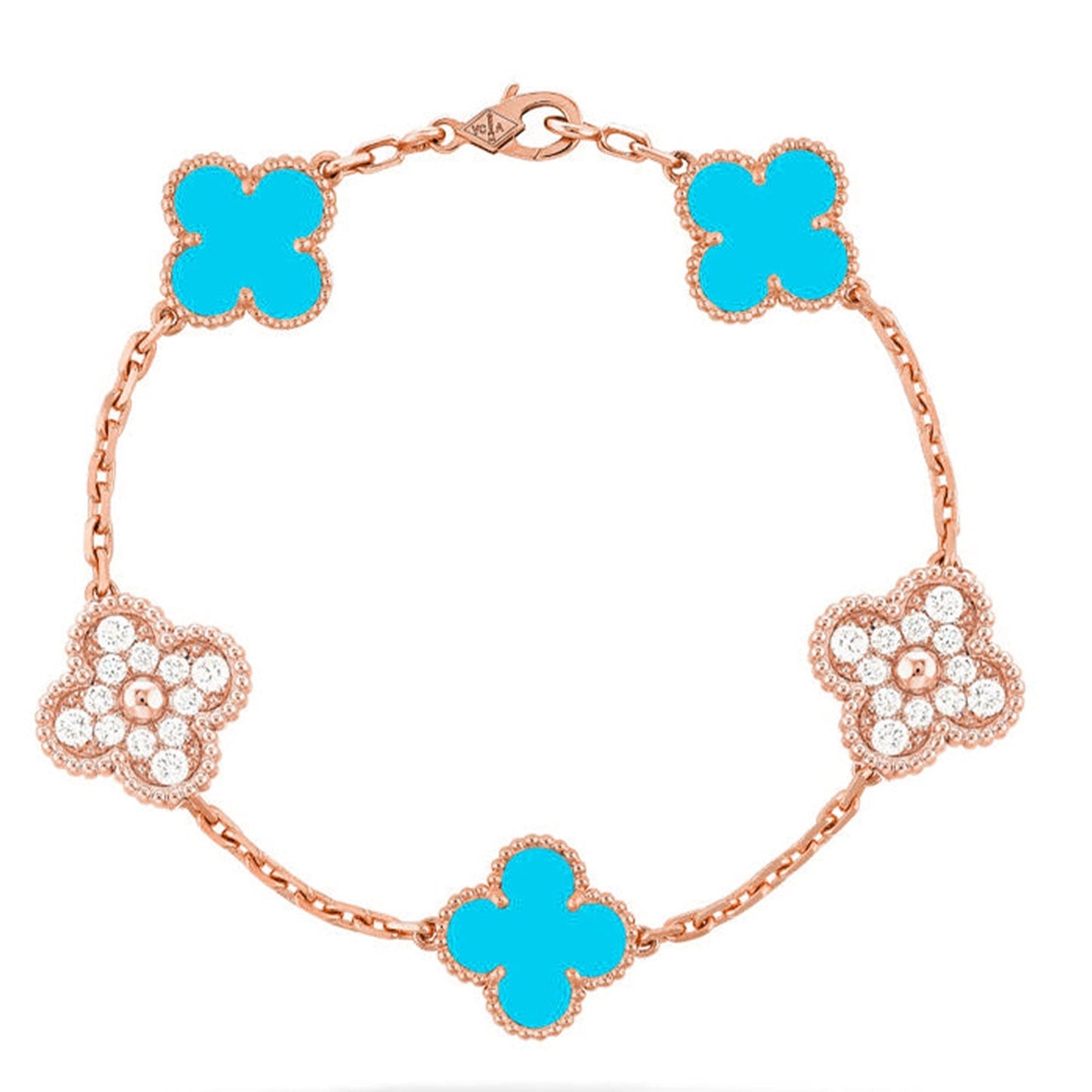 [CiCi] CLOVER 5 MOTIV TÜRKIS ARMBAND KOLLEKTION