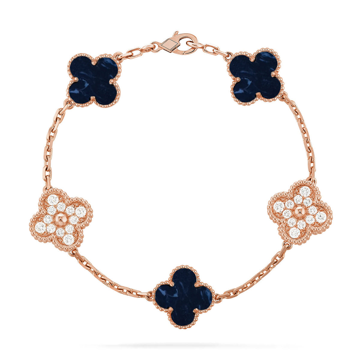 [CiCi]CLOVER 5 MOTIF PIETERSITE BRACELET COLLECTION