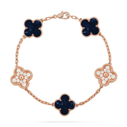 [CiCi]CLOVER 5 MOTIF PIETERSITE BRACELET COLLECTION