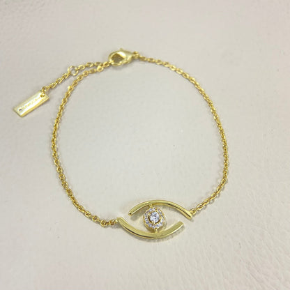[CiCi]Lucky Eye Pave-Set Diamond Bracelet