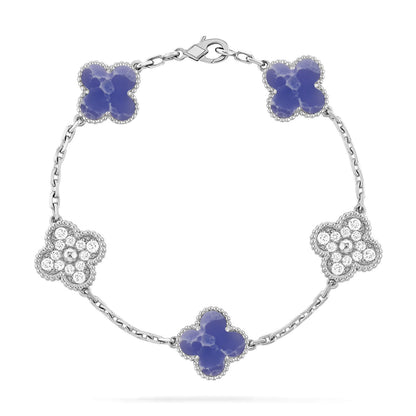 [CiCi]CLOVER 5 MOTIF BLUE VEINS BRACELET COLLECTION