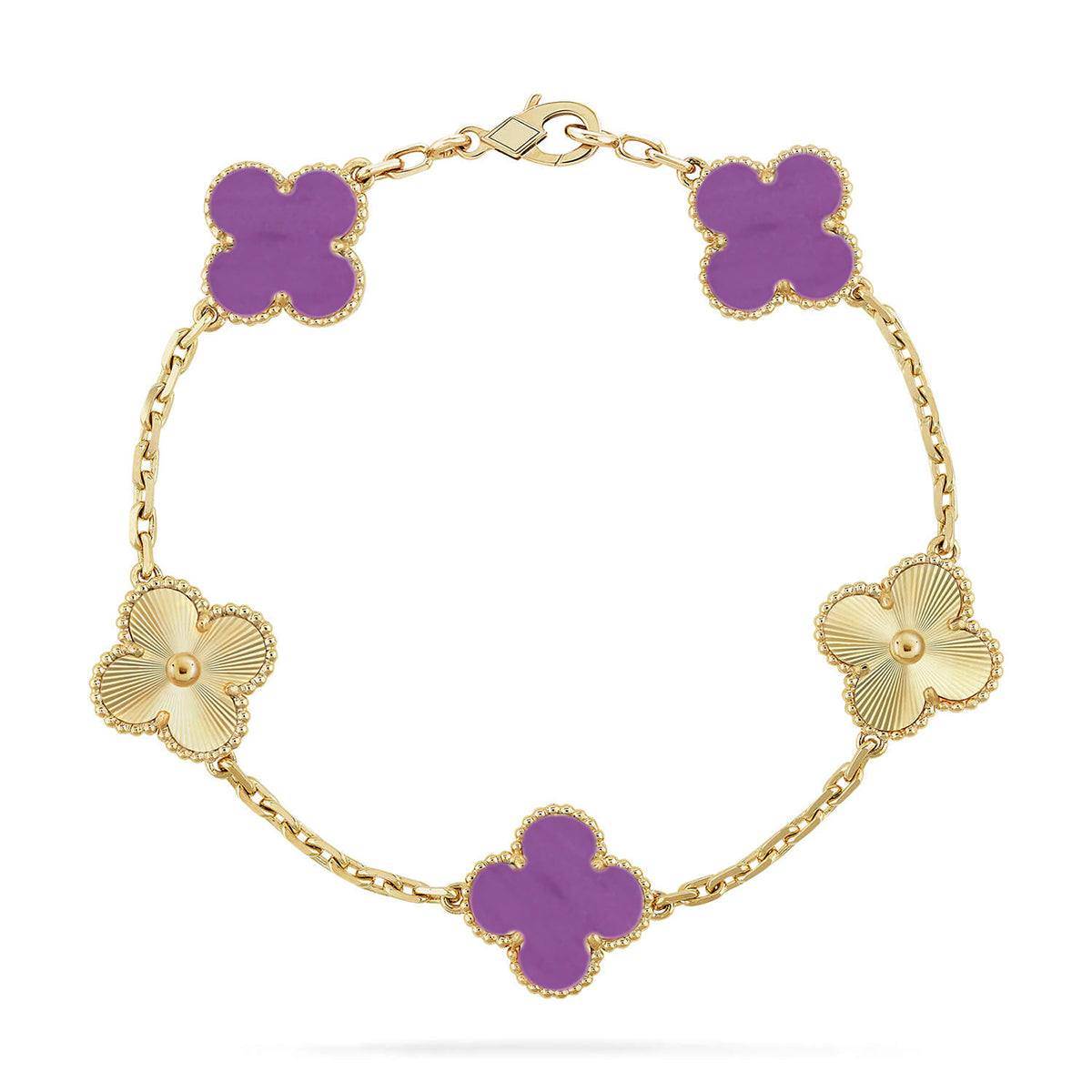 [CiCi] CLOVER 5 MOTIF VIOLET ARMBAND KOLLEKTION