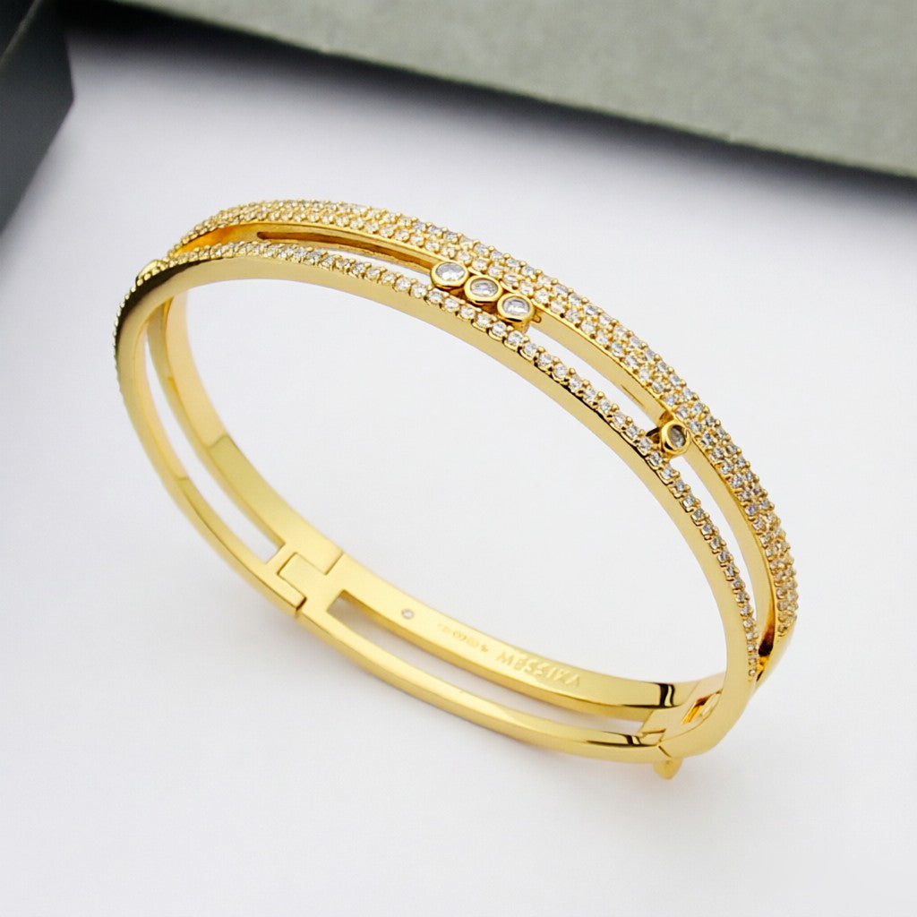 [CiCi]Move Romane pavé bangle