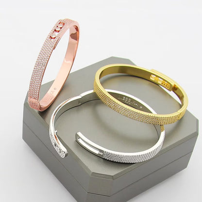 [CiCi]Move Noa Full Pavé Diamond Bangle Bracelet