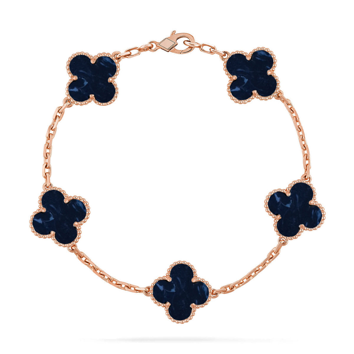 [CiCi]CLOVER 5 MOTIF PIETERSITE BRACELET COLLECTION