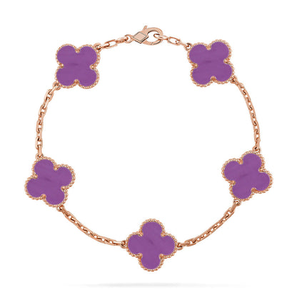[CiCi] CLOVER 5 MOTIF VIOLET ARMBAND KOLLEKTION