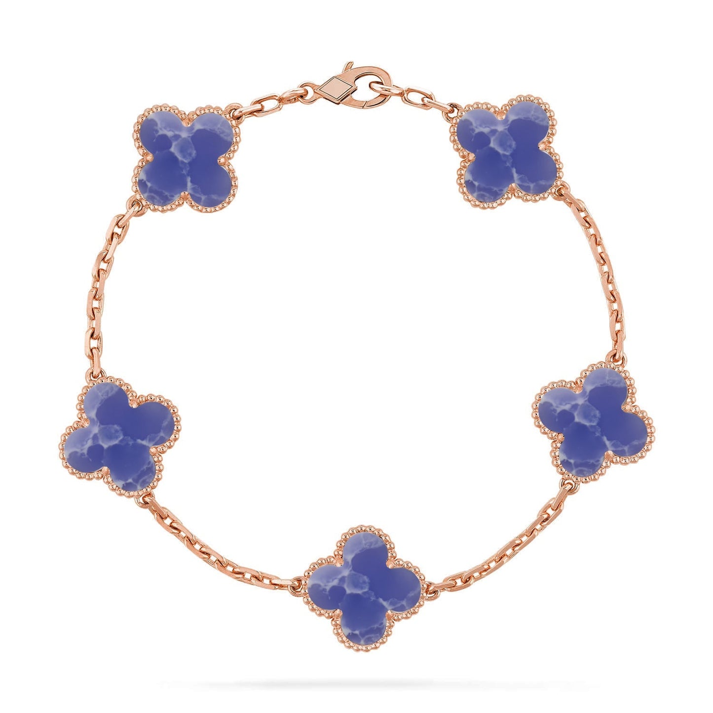 [CiCi]CLOVER 5 MOTIF BLUE VEINS BRACELET COLLECTION