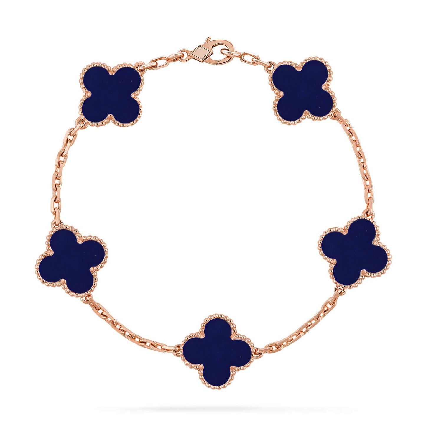 [CiCi]CLOVER 5 MOTIF LAPIS LAZULI BRACELET COLLECTION