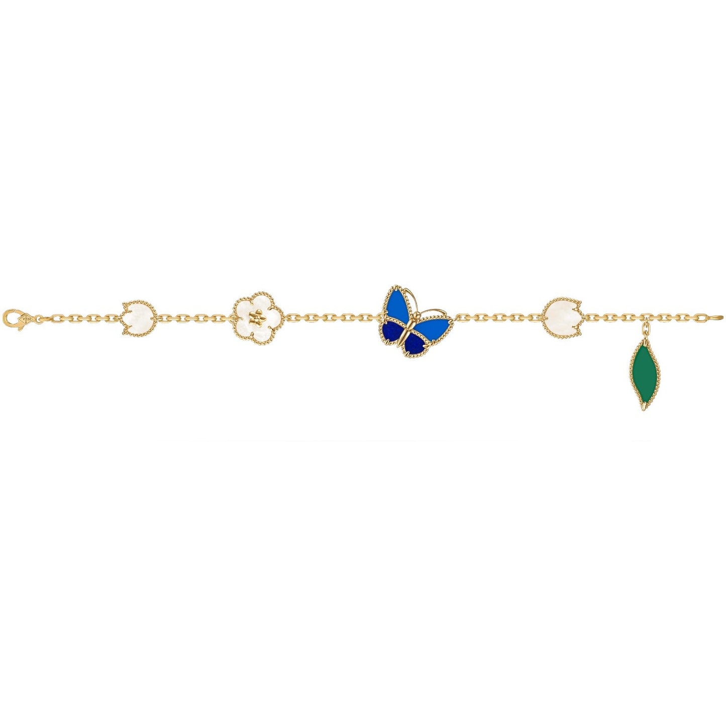 [CICI]LUCKY SPRING BUTTERFLY 5 MOTIF BRACELET