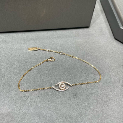 [CiCi]Lucky Eye Pave-Set Diamond Bracelet