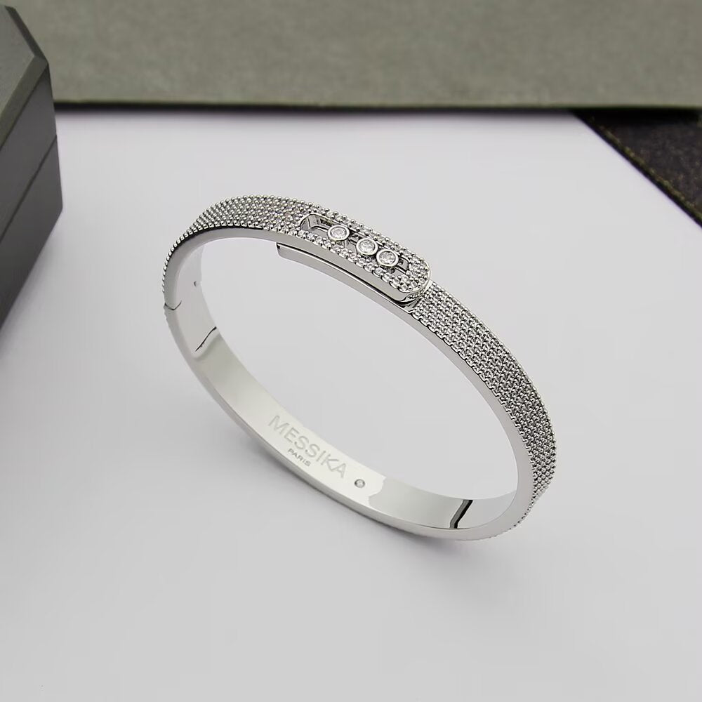 [CiCi]Move Noa Full Pavé Diamond Bangle Bracelet