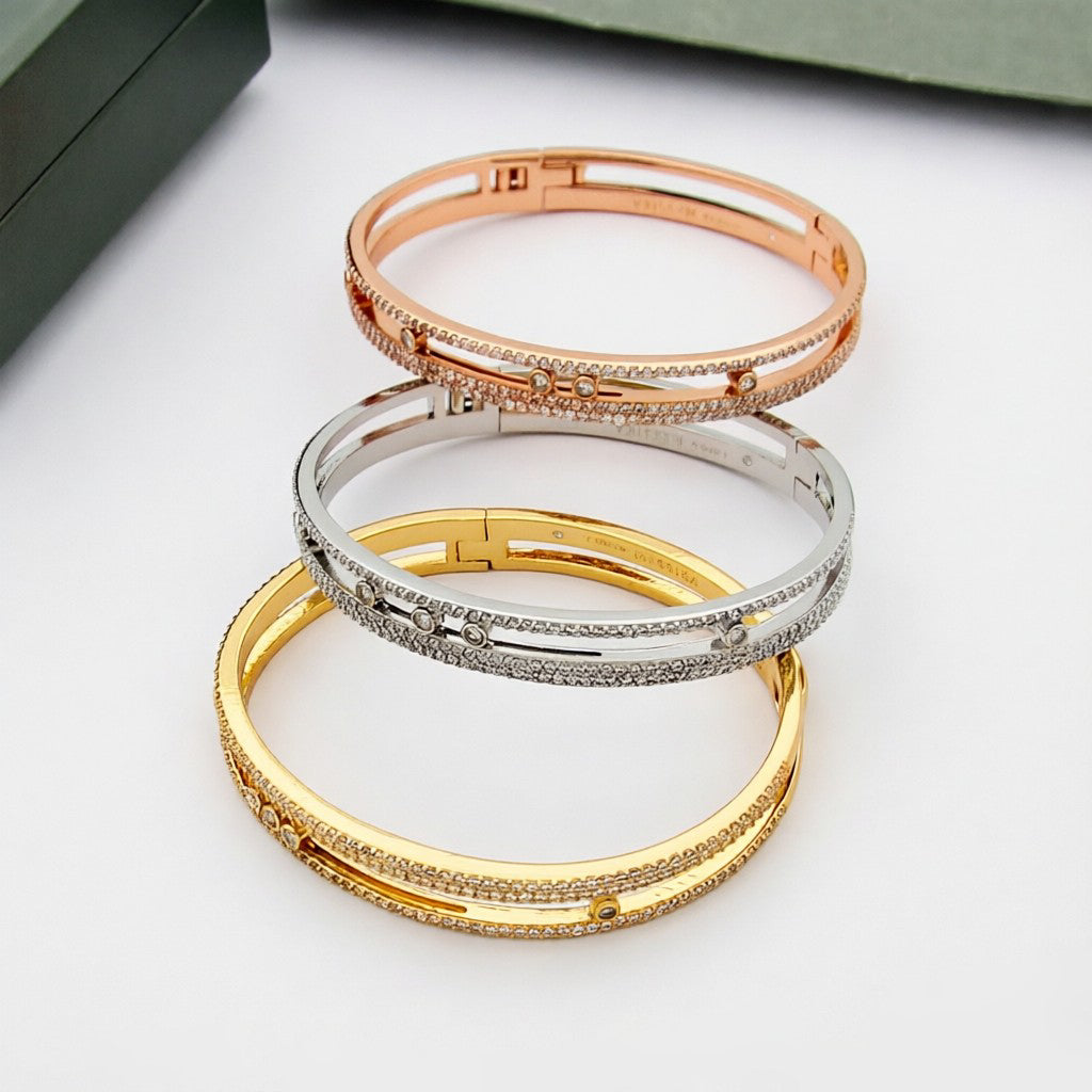 [CiCi]Move Romane pavé bangle