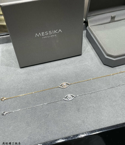 [CiCi]Lucky Eye Pave-Set Diamond Bracelet