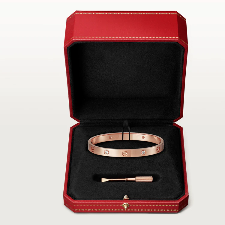 [CiCi]LOVE BRACELET 6.1MM 4 DIAMONDS