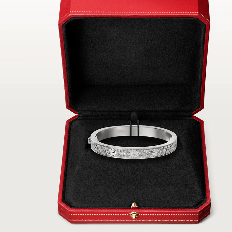 [CiCi]LOVE BRACELET 6.1MM DIAMOND-PAVED