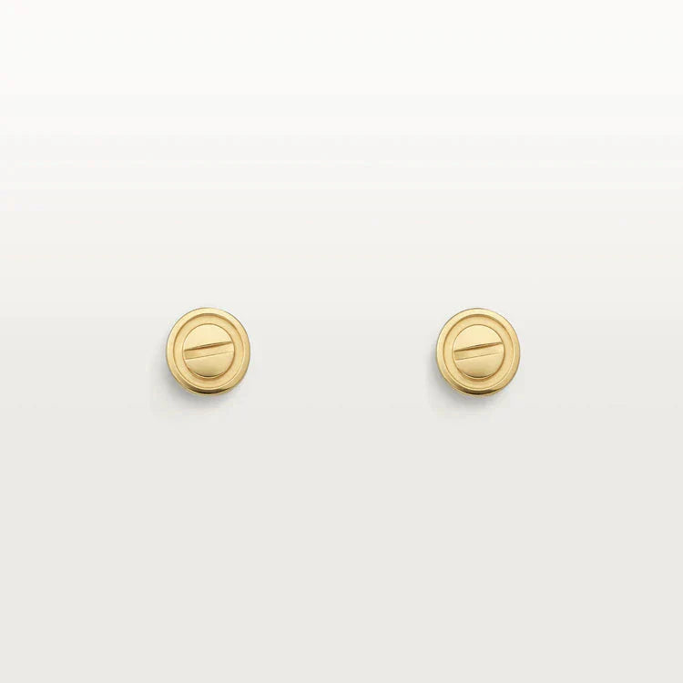 [CiCi]LOVE EARRINGS GOLD 10MM