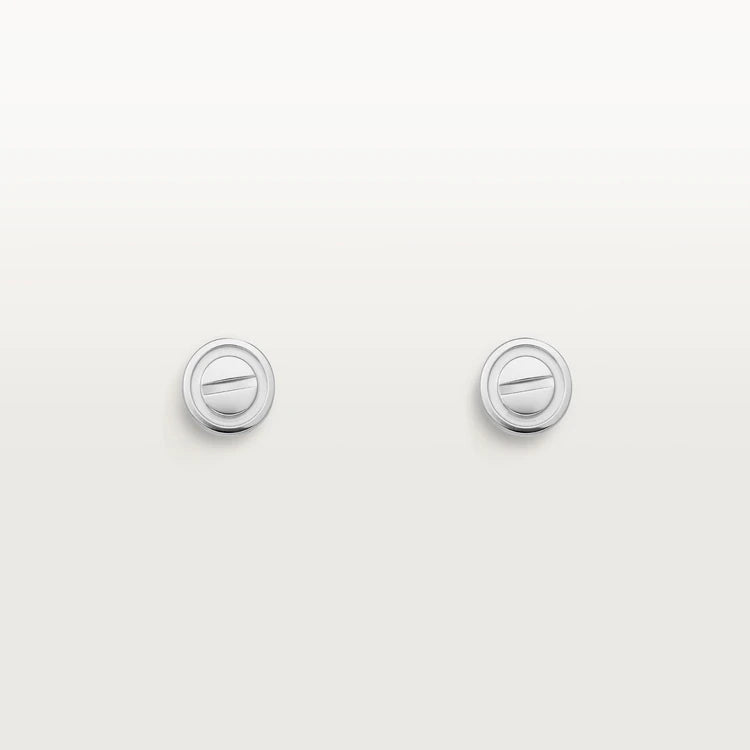 [CiCi]LOVE EARRINGS SILVER 10MM