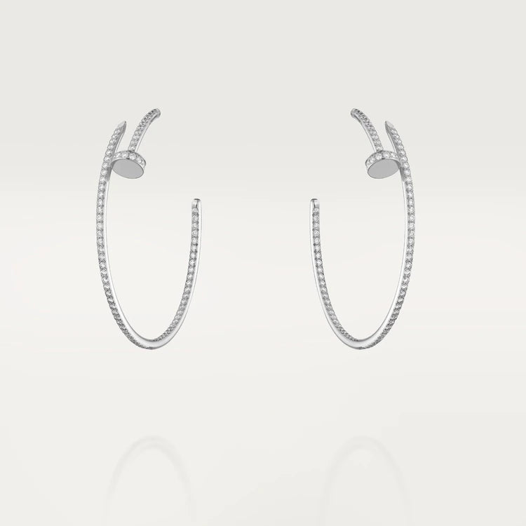 [CiCi]JUSTE EARRINGS FULL DIAMONDS 1.8MM