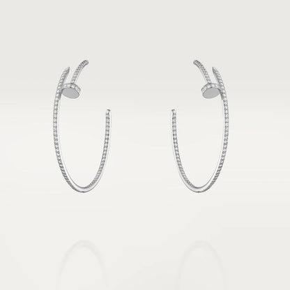 [CiCi]JUSTE EARRINGS FULL DIAMONDS 1.8MM