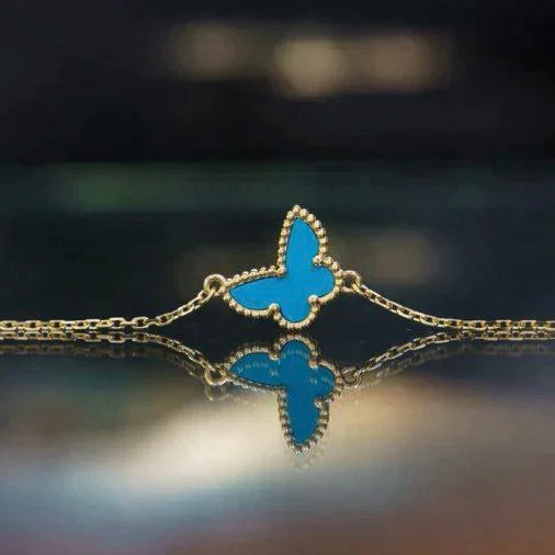 [CiCi]BUTTERFLY TURQUOISE BUTTERFLY BRACELET