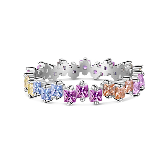 [CiCi]Mixed Colorful Square Staggered Rings