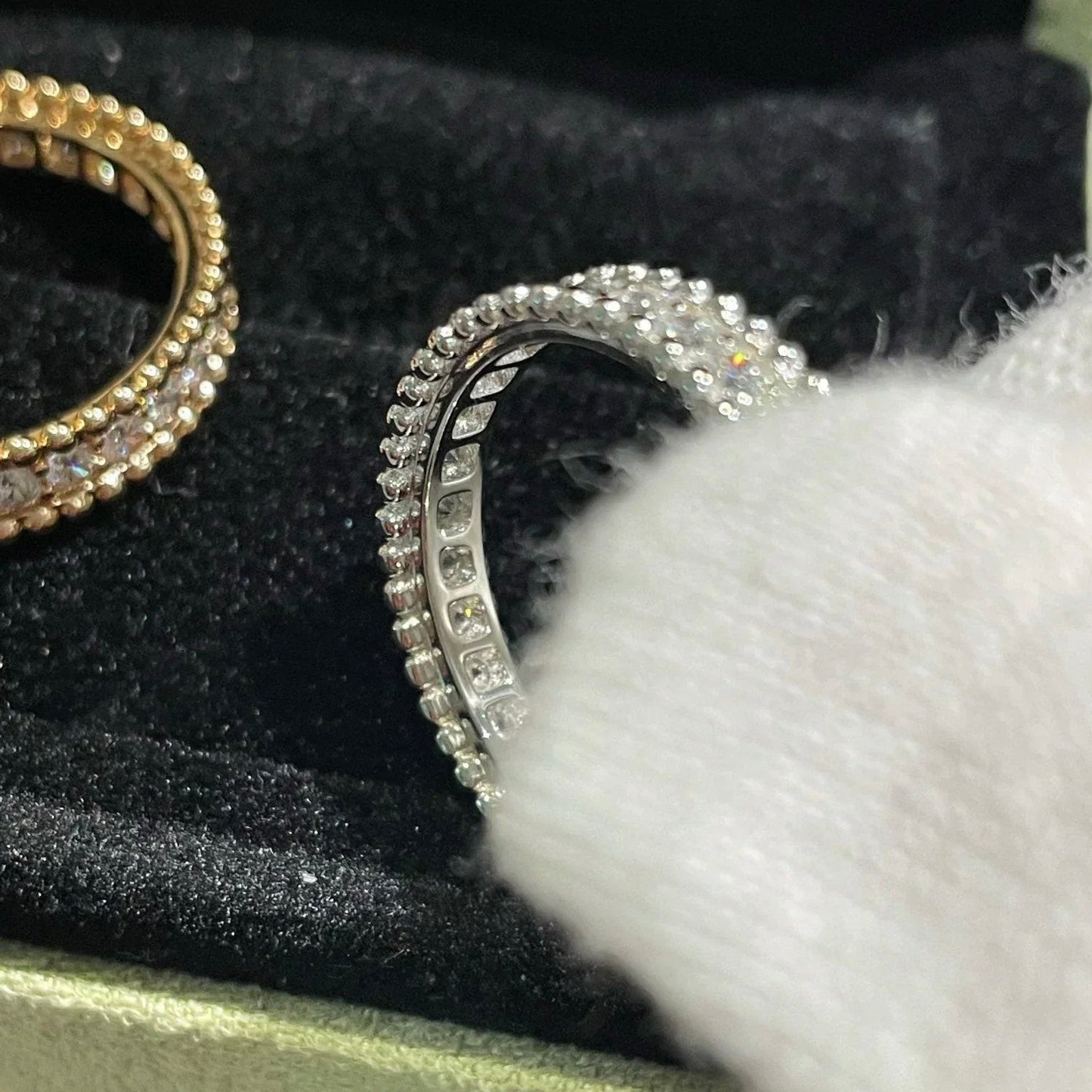[CiCi]PERLEE DIAMOND ROSE GOLD RING