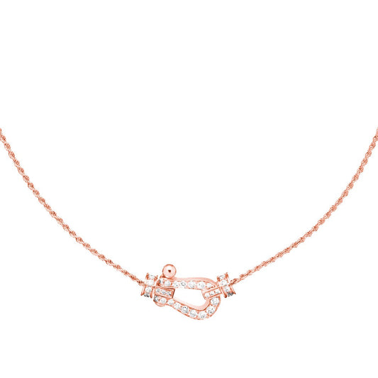 [CiCi]FORCE 10 PINK GOLD DIAMOND NECKLACE