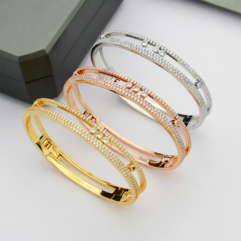 [CiCi]Move Romane pavé bangle
