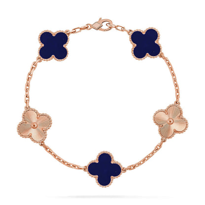 [CiCi]CLOVER 5 MOTIF LAPIS LAZULI BRACELET COLLECTION