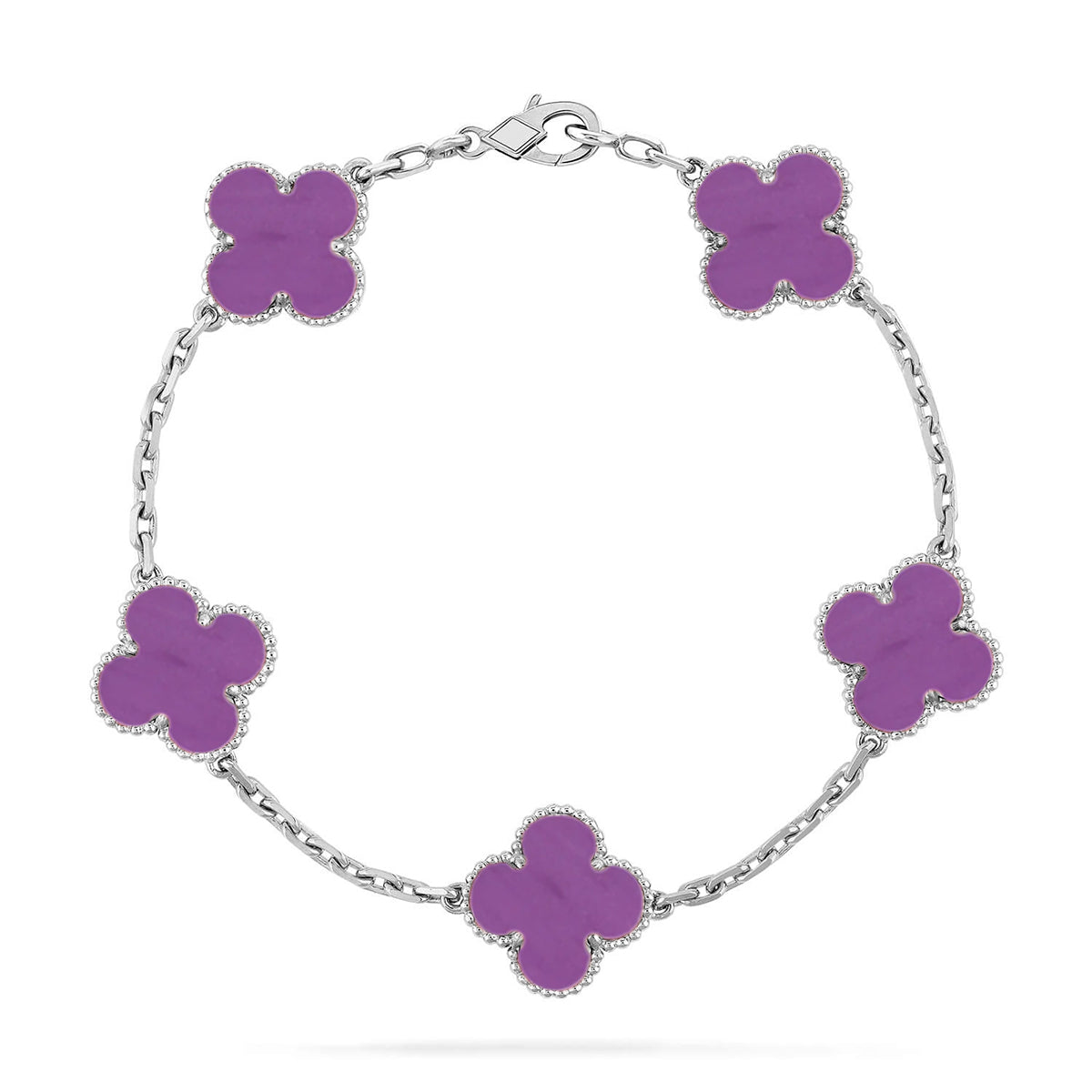 [CiCi] CLOVER 5 MOTIF VIOLET ARMBAND KOLLEKTION