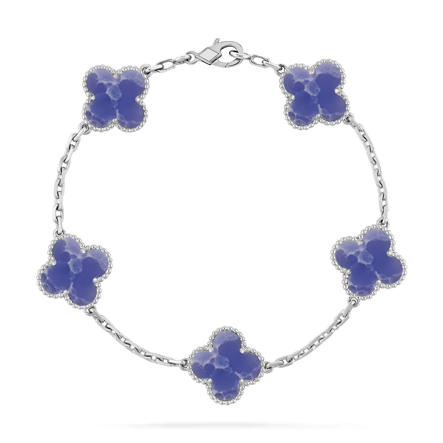 [CiCi]CLOVER 5 MOTIF BLUE VEINS BRACELET COLLECTION