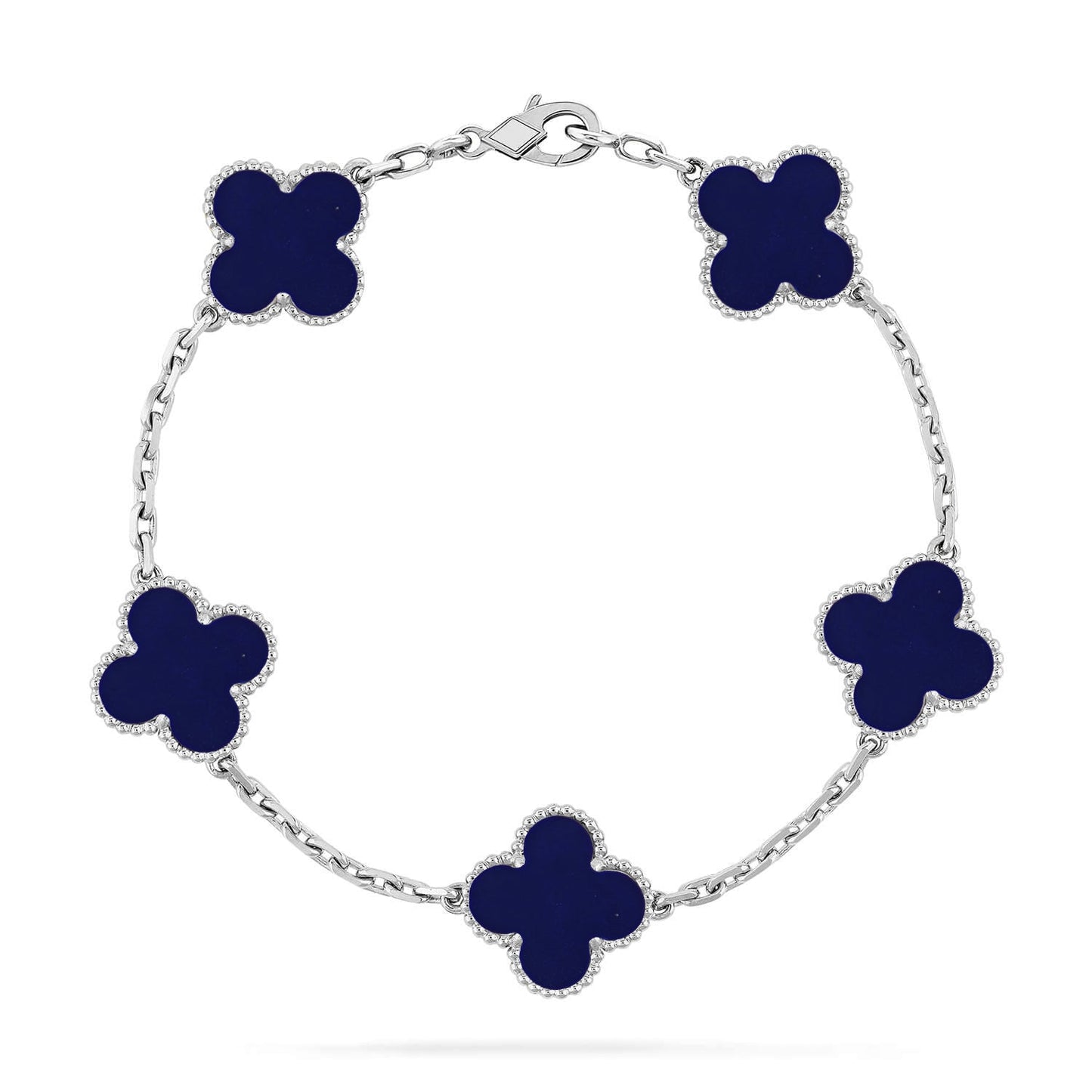 [CiCi]CLOVER 5 MOTIF LAPIS LAZULI BRACELET COLLECTION