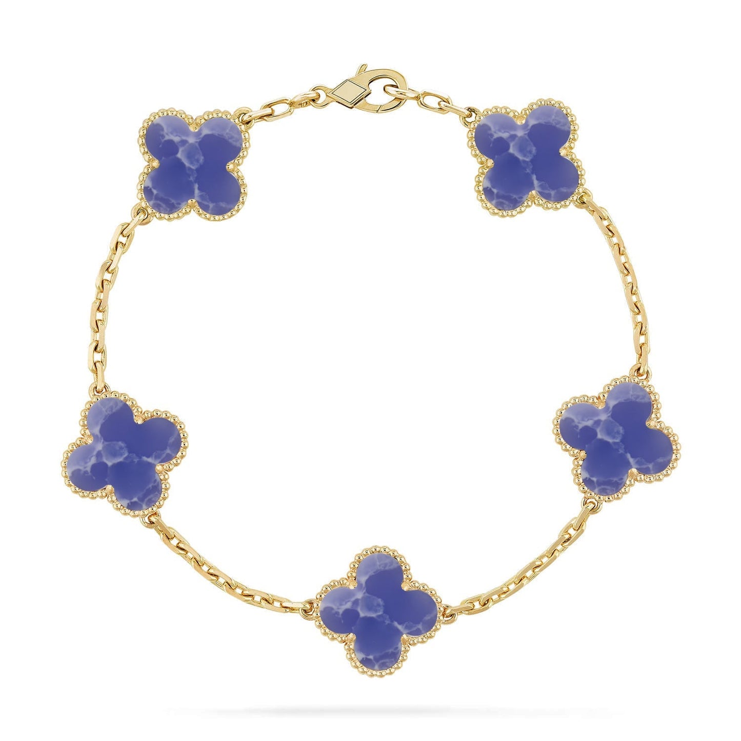[CiCi]CLOVER 5 MOTIF BLUE VEINS BRACELET COLLECTION
