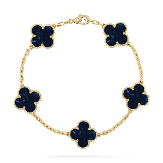[CiCi]CLOVER 5 MOTIF PIETERSITE BRACELET COLLECTION