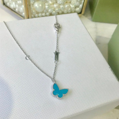 [CiCi]BUTTERFLY TURQUOISE BUTTERFLY BRACELET SILVER