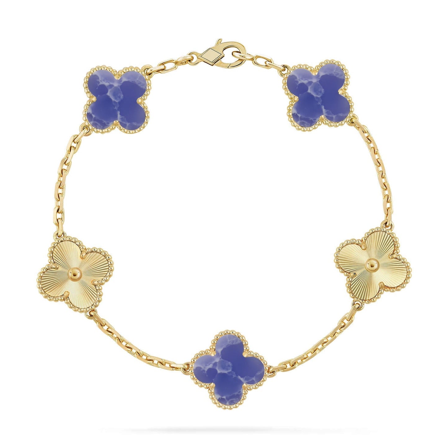 [CiCi]CLOVER 5 MOTIF BLUE VEINS BRACELET COLLECTION