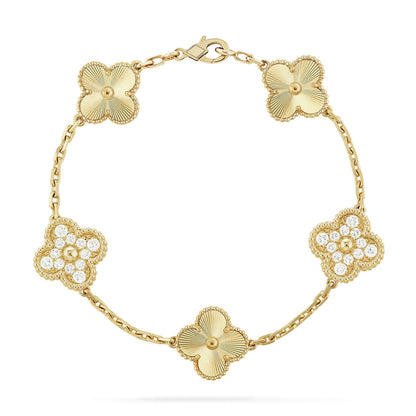 [CiCi] CLOVER 5 MOTIF LASER BRACELET COLLECTION