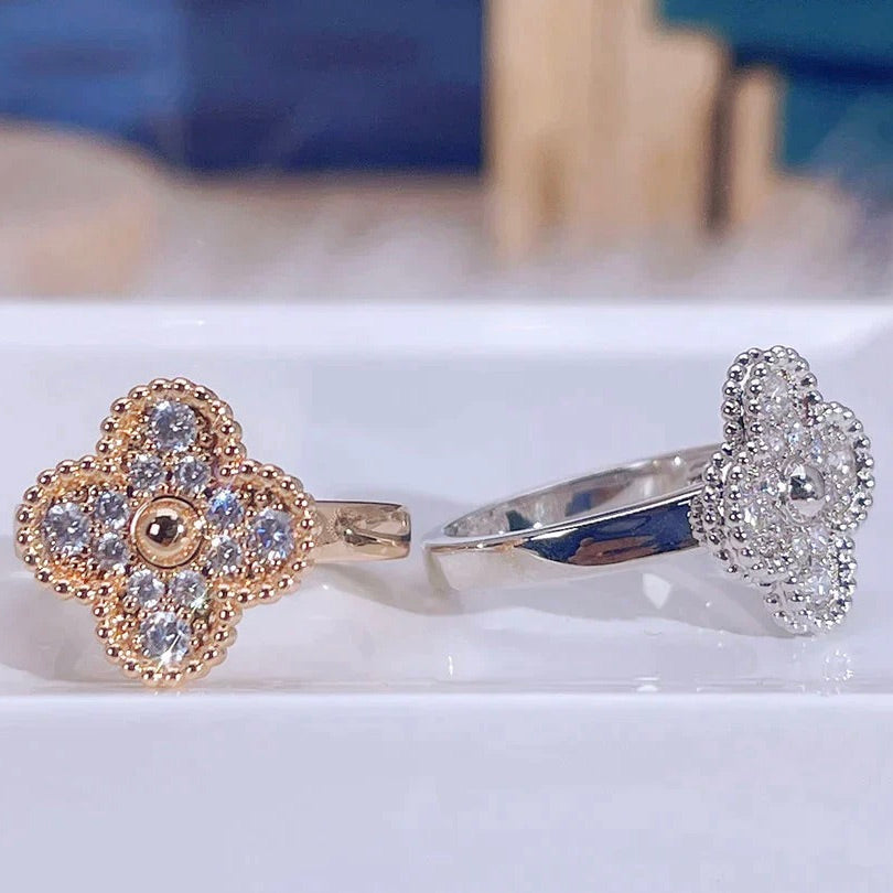 [CiCi]CLOVER DIAMOND RING