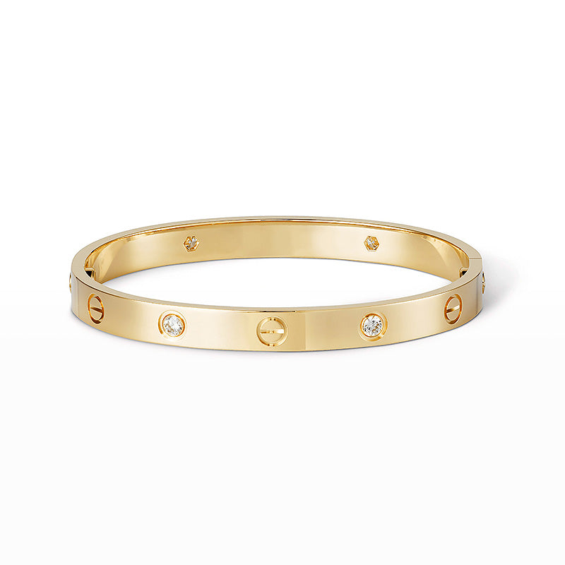 [CiCi]LOVE BRACELET 6.1MM 4 DIAMONDS