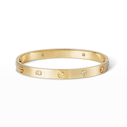 [CiCi]LOVE BRACELET 6.1MM 4 DIAMONDS