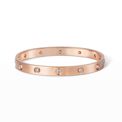 [CiCi]LOVE BRACELET 6.1MM 10 DIAMONDS