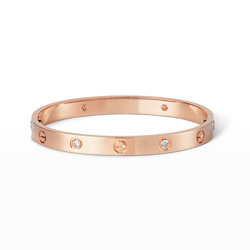 [CiCi]LOVE BRACELET 6.1MM 4 DIAMONDS