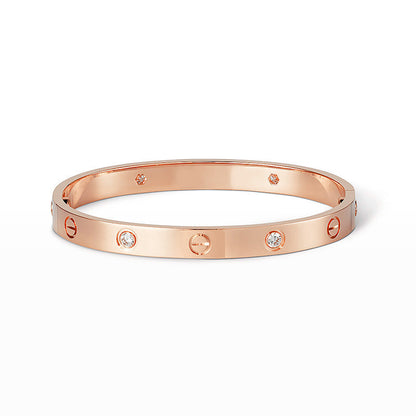 [CiCi]LOVE BRACELET 6.1MM 4 DIAMONDS