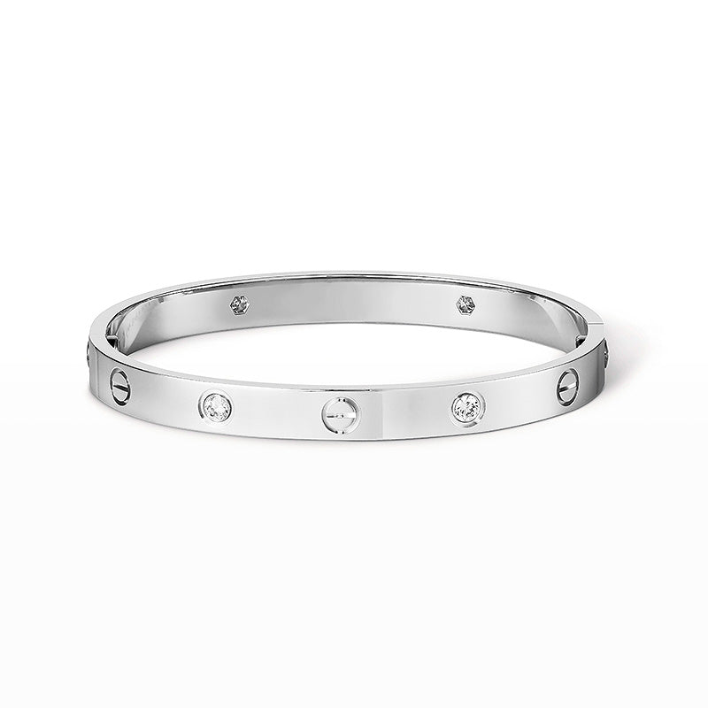 [CiCi]LOVE BRACELET 6.1MM 4 DIAMONDS