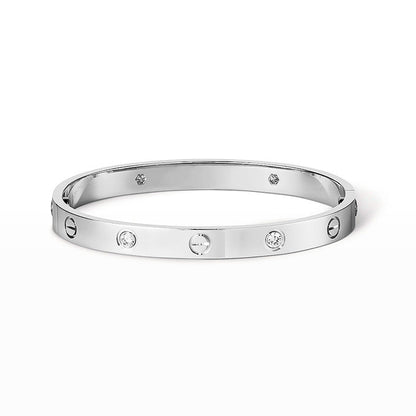[CiCi]LOVE BRACELET 6.1MM 4 DIAMONDS