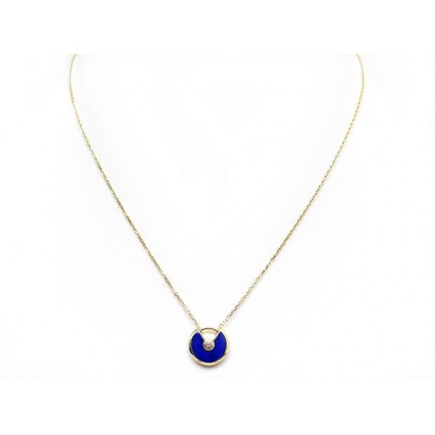[CiCi]AMULETTE ROSE GOLD AGATE NECKLACE